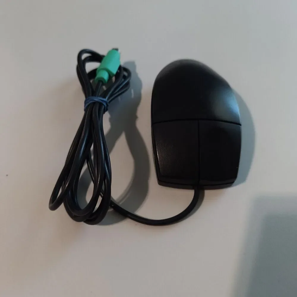 Dell Logitech M-S34 roller ball PS2 MS34 Vintage Mouse
